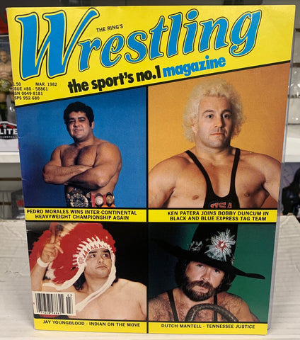 The Ring’s Wrestling Magazine March 1982 (Pedro Morales, Ken Patera, The Iron Sheik & so much more)