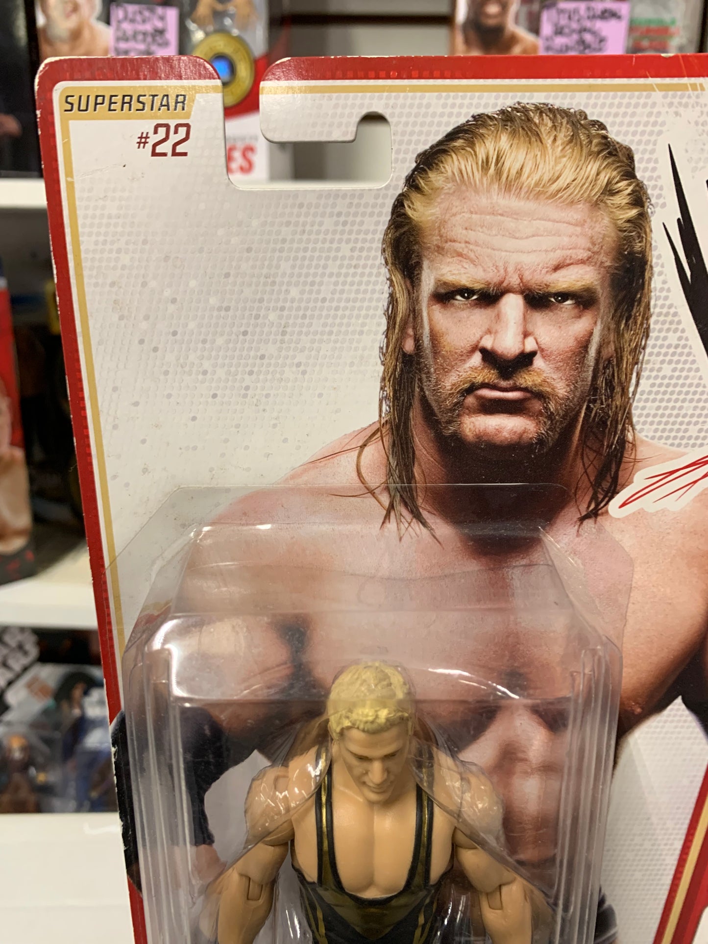 RARE ERROR…..Jack Swagger WWE Mattel Figure in a Triple H Box