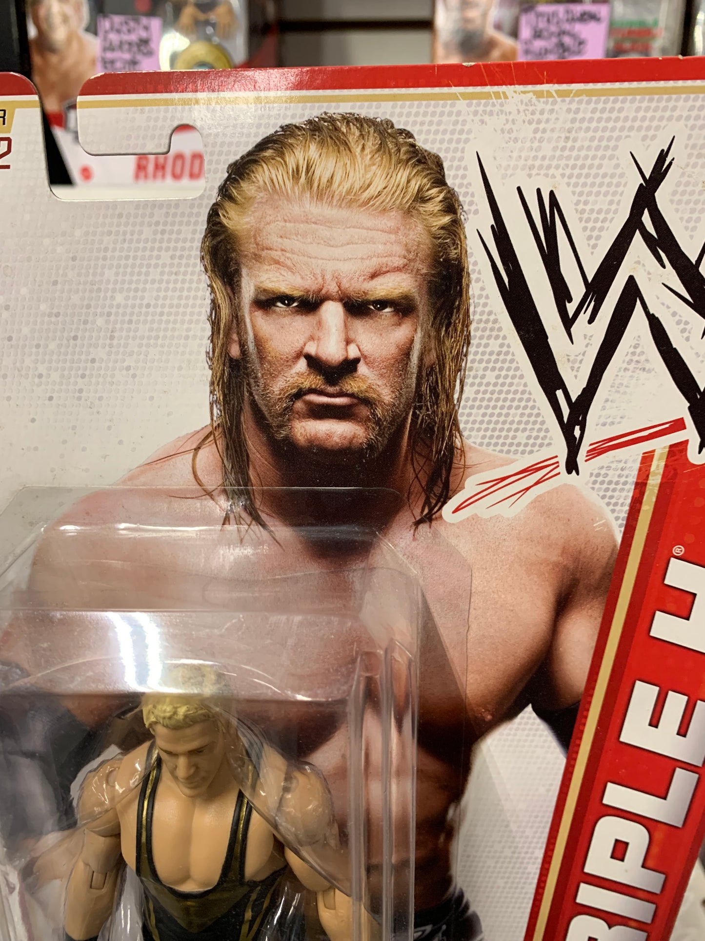 RARE ERROR…..Jack Swagger WWE Mattel Figure in a Triple H Box