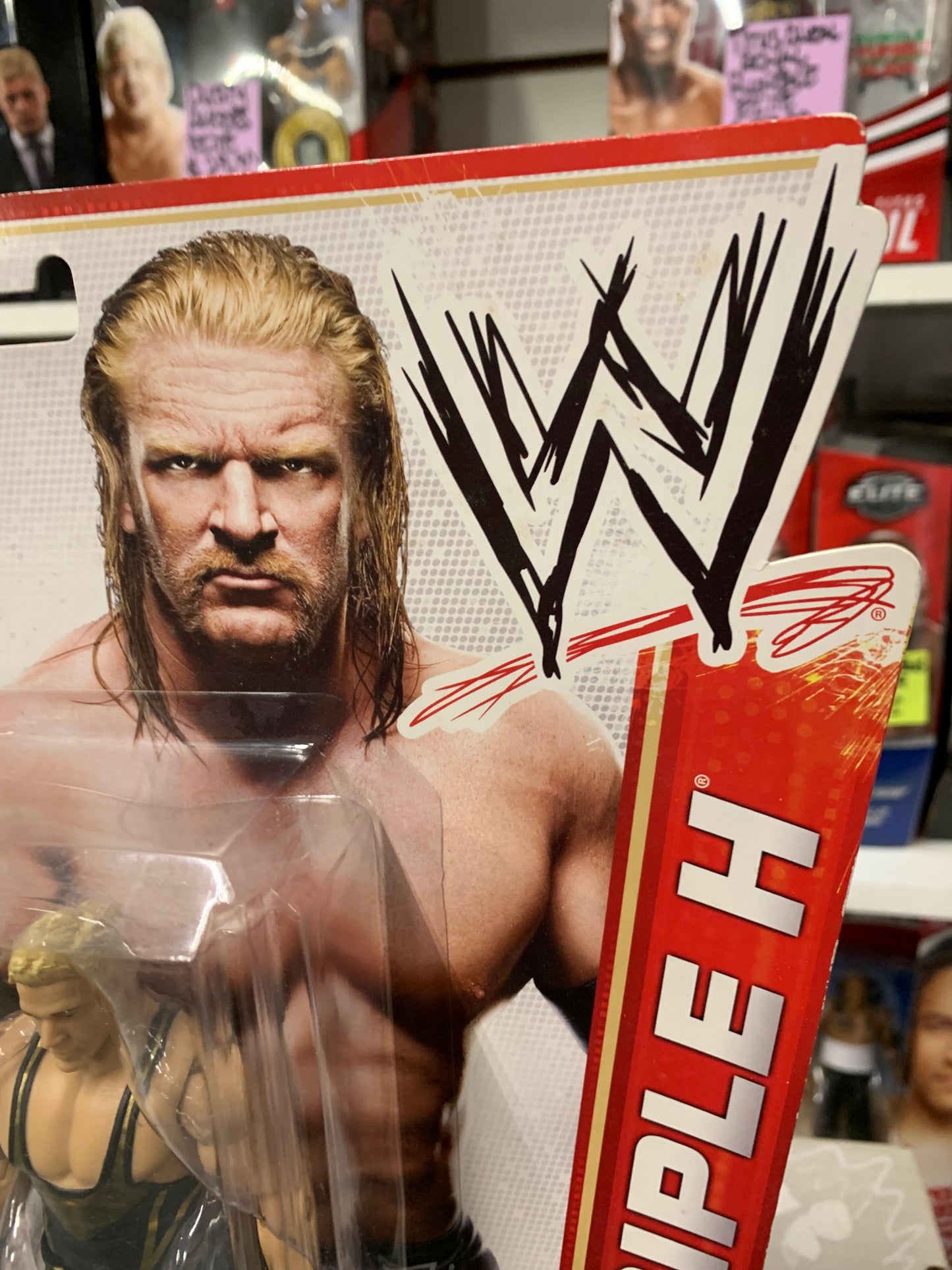 RARE ERROR…..Jack Swagger WWE Mattel Figure in a Triple H Box