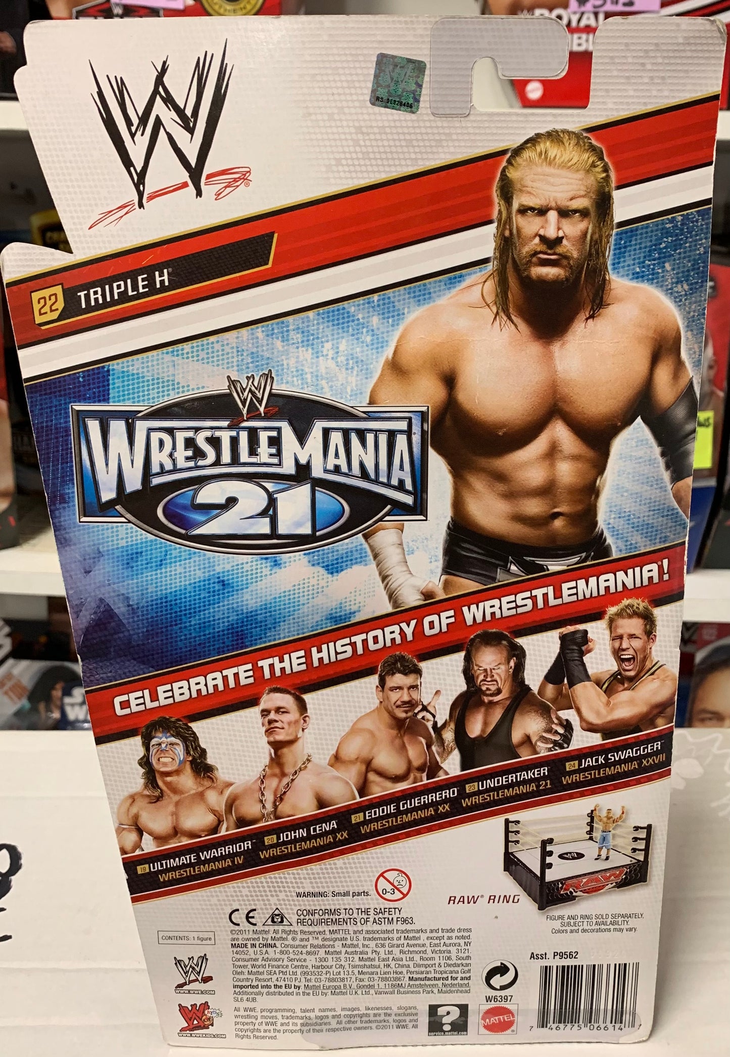 RARE ERROR…..Jack Swagger WWE Mattel Figure in a Triple H Box