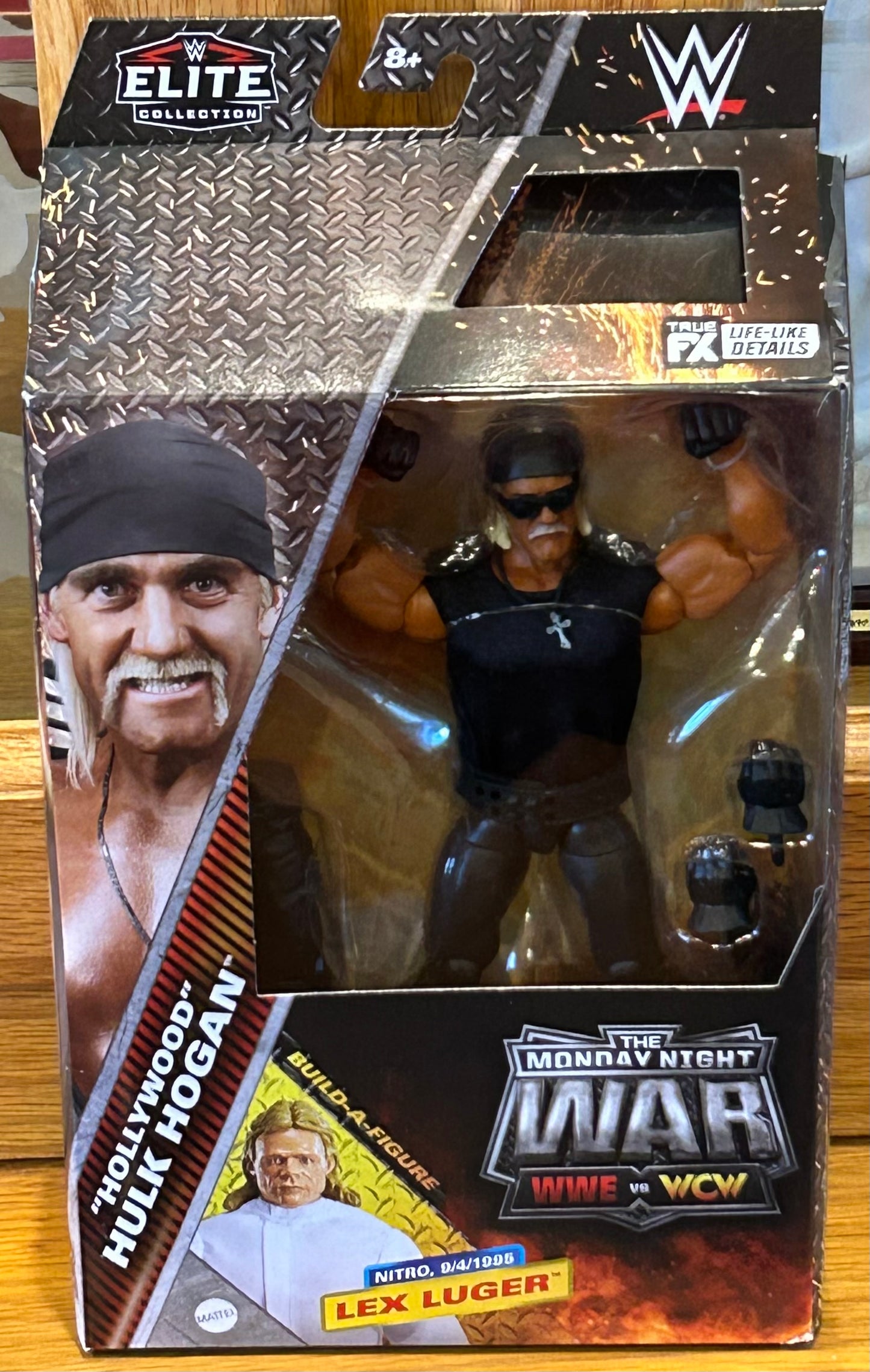 * Hollywood Hulk Hogan WWE Mattel “Monday Night War” Elite Action Figure (BAF Lex Luger)