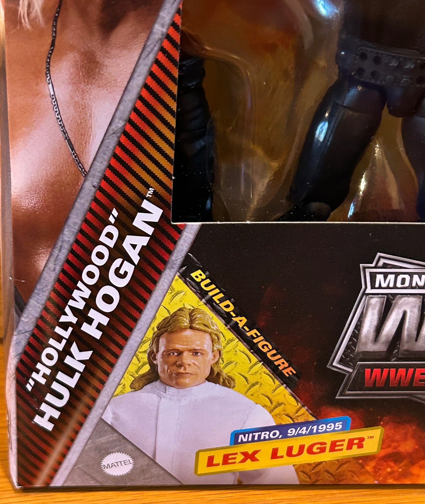 * Hollywood Hulk Hogan WWE Mattel “Monday Night War” Elite Action Figure (BAF Lex Luger)