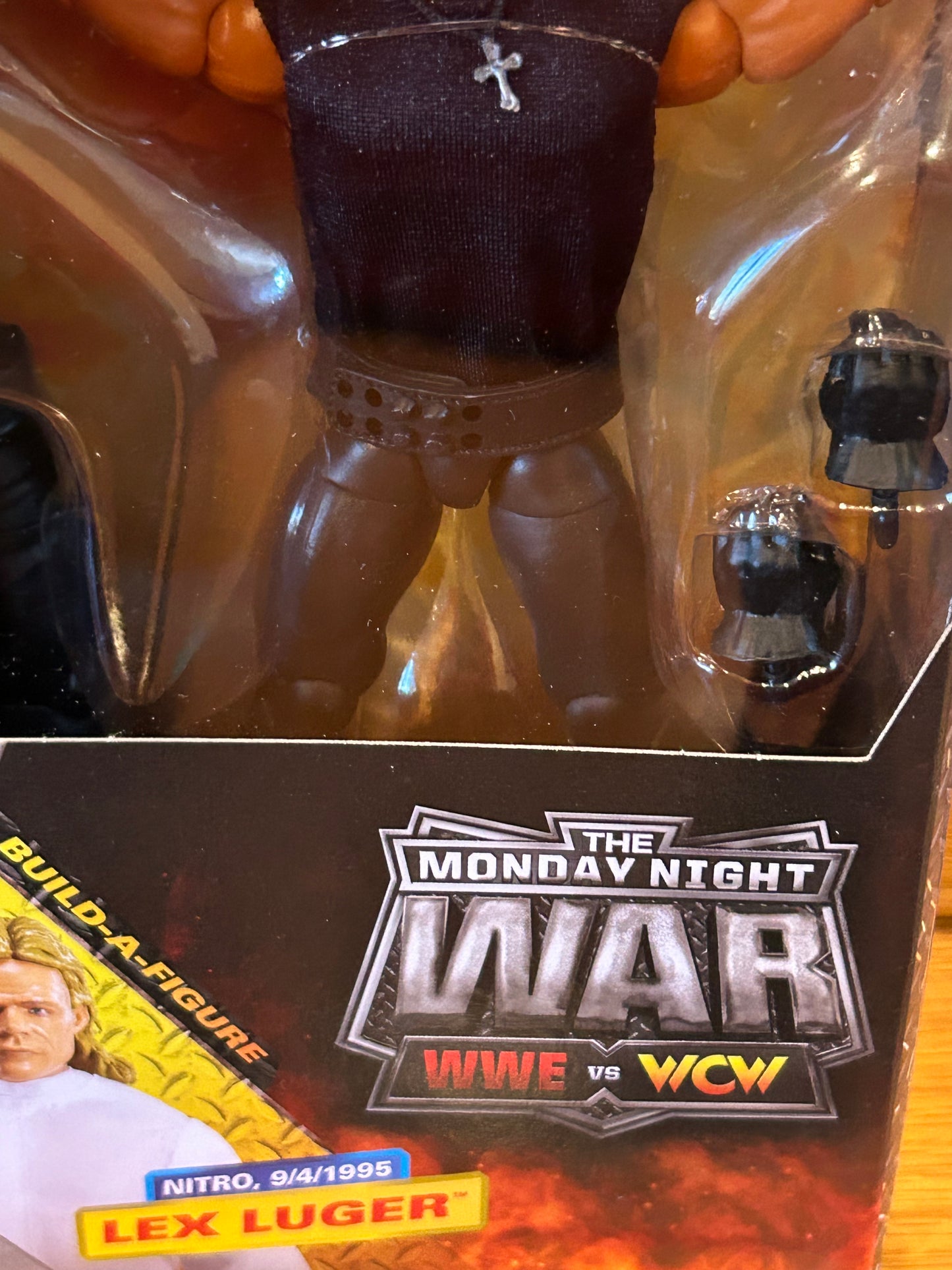 * Hollywood Hulk Hogan WWE Mattel “Monday Night War” Elite Action Figure (BAF Lex Luger)