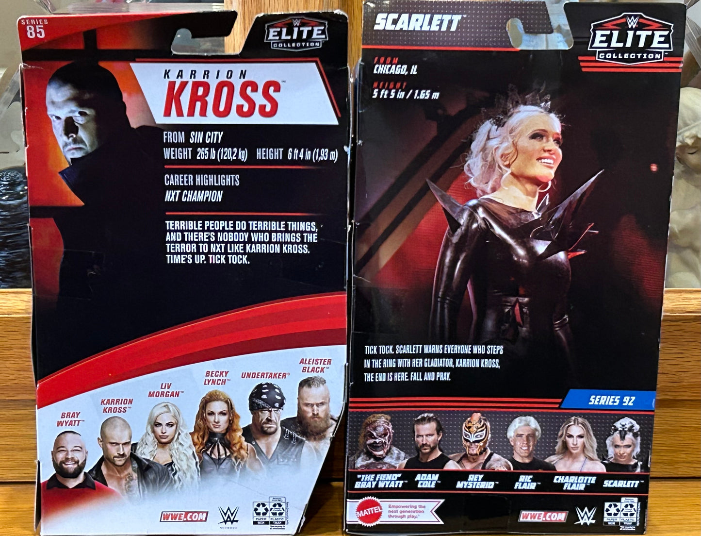 * Karrion Kross & Scarlett WWE Mattel Elite Action Figures