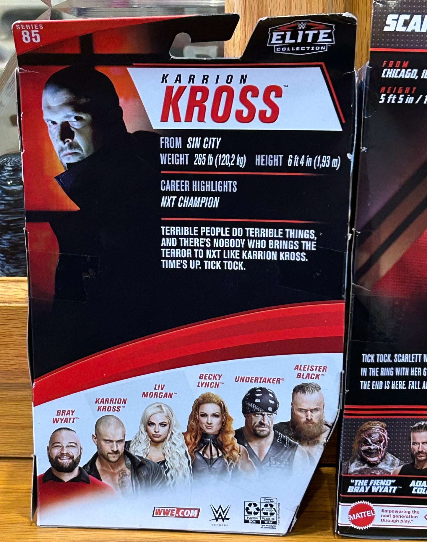 * Karrion Kross & Scarlett WWE Mattel Elite Action Figures