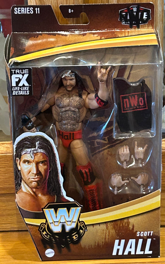Scott Hall WWE Mattel Legends Series 11 NWO Elite Action Figure (Sealed, Never Opened)