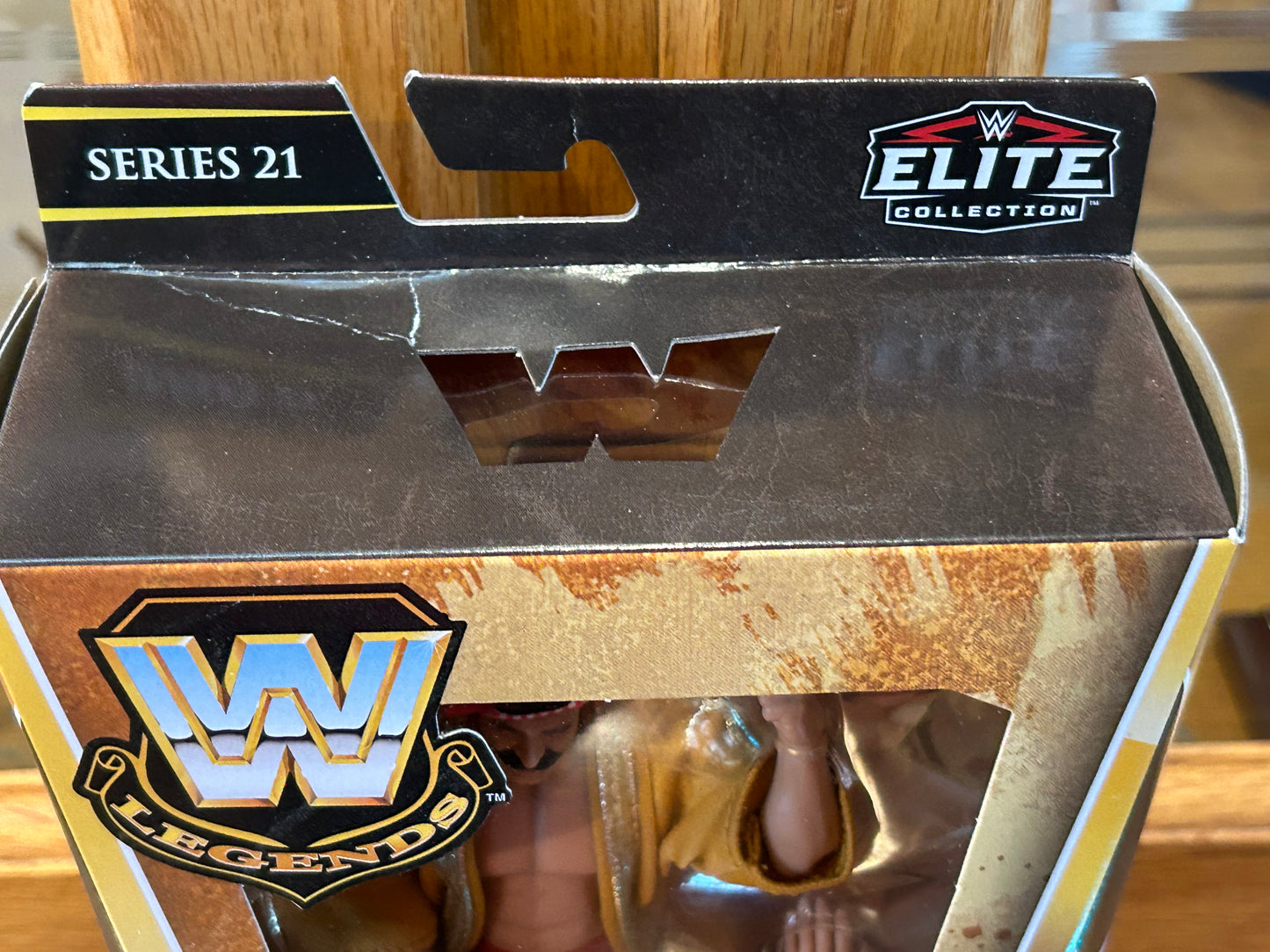 The Iron Sheik WWE Mattel Legends Series 21 Action Figure (Sealed, Never Opened)