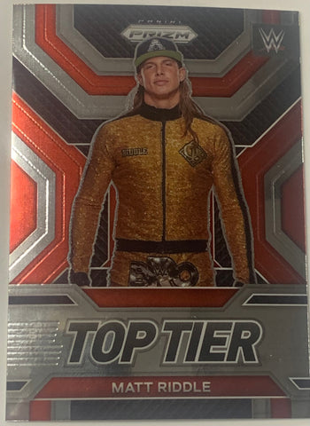 Matt Riddle 2023 WWE Panini Prizm “Top Tier” Insert Card