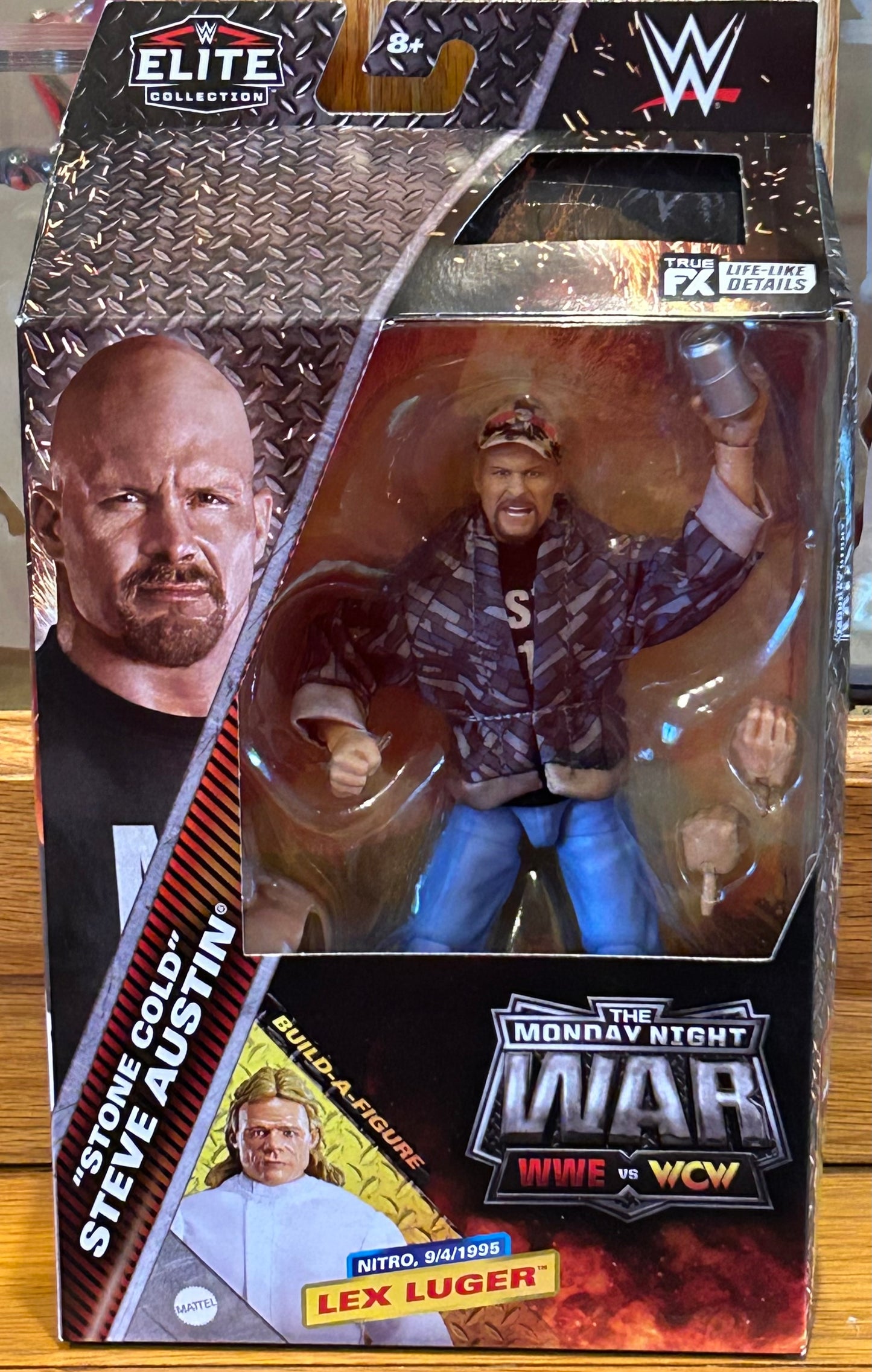 * Stone Cold Steve Austin WWE Mattel “Monday Night War” Elite Action Figure (BAF Lex Luger)