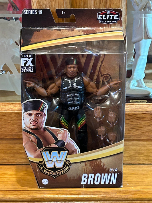 * D’Lo Brown WWE Mattel Legends Series 19 Action Figure (Sealed, Never Opened)