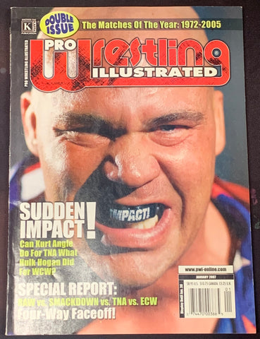 PWI Pro Wrestling Illustrated Magazine Jan. 2007 KURT ANGLE!!!