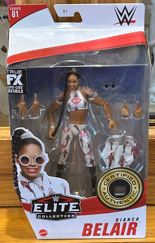 * Bianca Belair WWE Mattel Elite Series 81 Action Figure (Sealed, Never Opened)