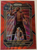 Trick Williams 2023 WWE NXT Panini Prizm Ruby Wave REFRACTOR Card