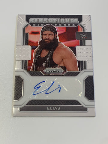 Elias  Signed Auto 2022 WWE Panini Prizm Card!!!