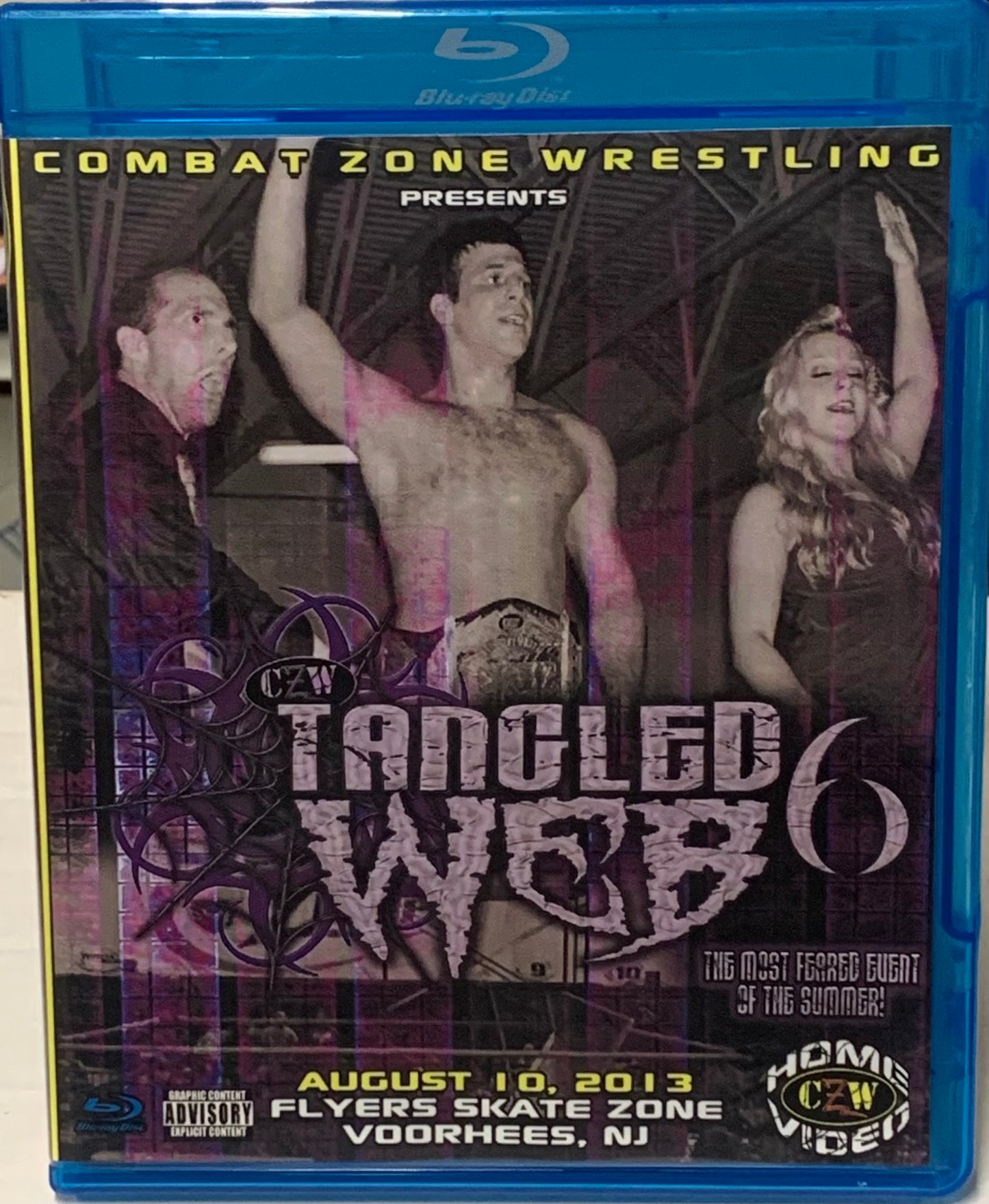 CZW Blue-Ray “Tangled Web 6” 8/10/2013 (Masada, Drew Gulak, BLK OUT)