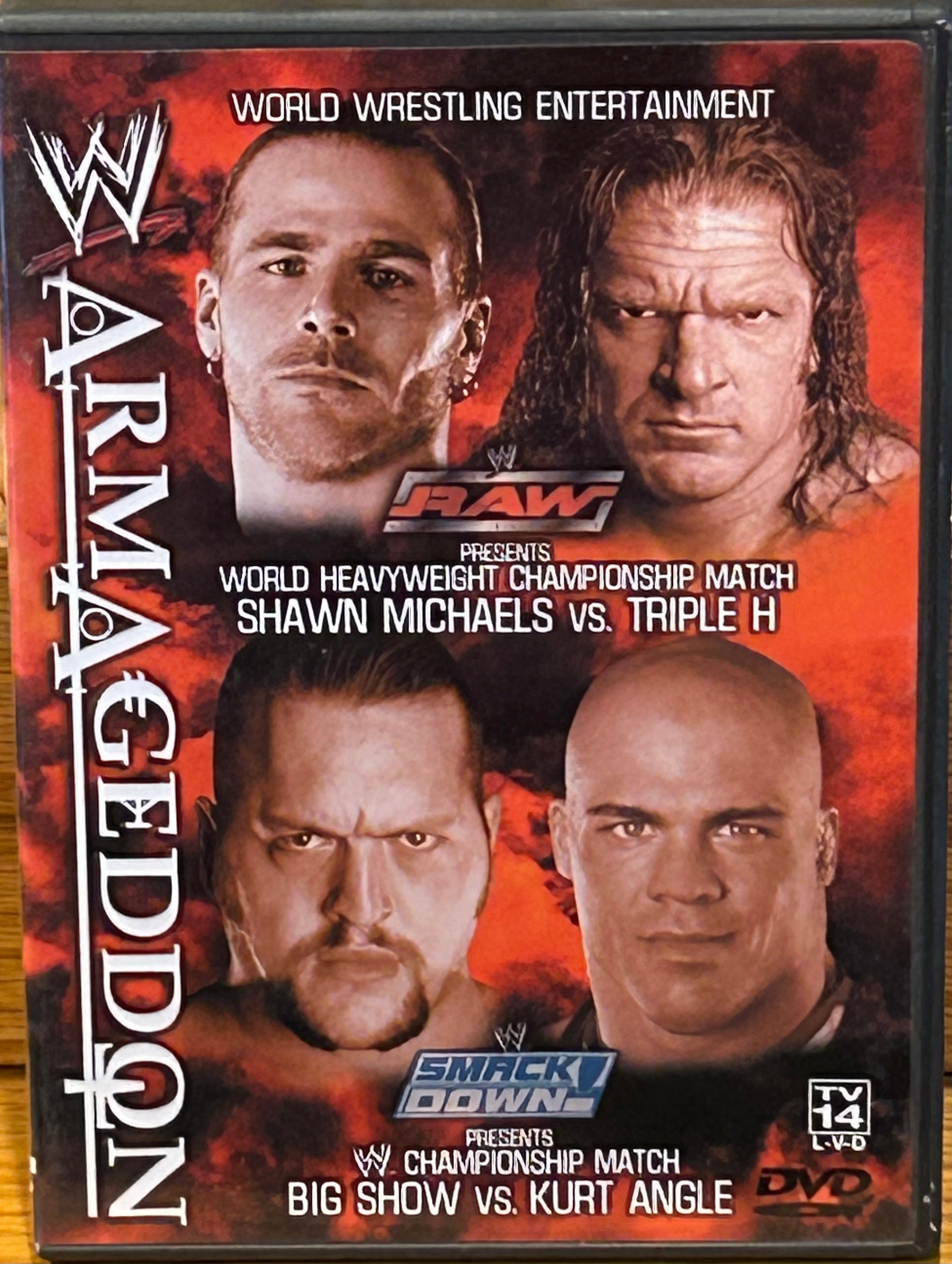 WWE DVD 305枚 ⚠️パッケージ無し、北米版DVDあり要注意 WWE Armageddon 2003 DVD (Hard To Find) Shawn Michaels, Triple H