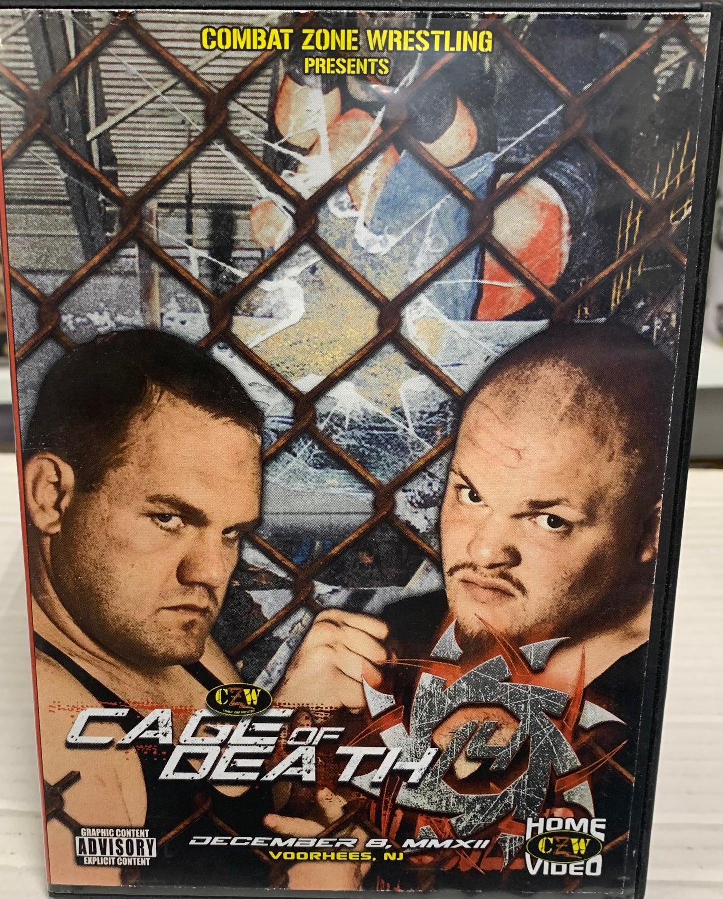 CZW DVD “Cage of Death 14” (Shane Strickland, Rich Swann, Gulak, Kimber Lee)