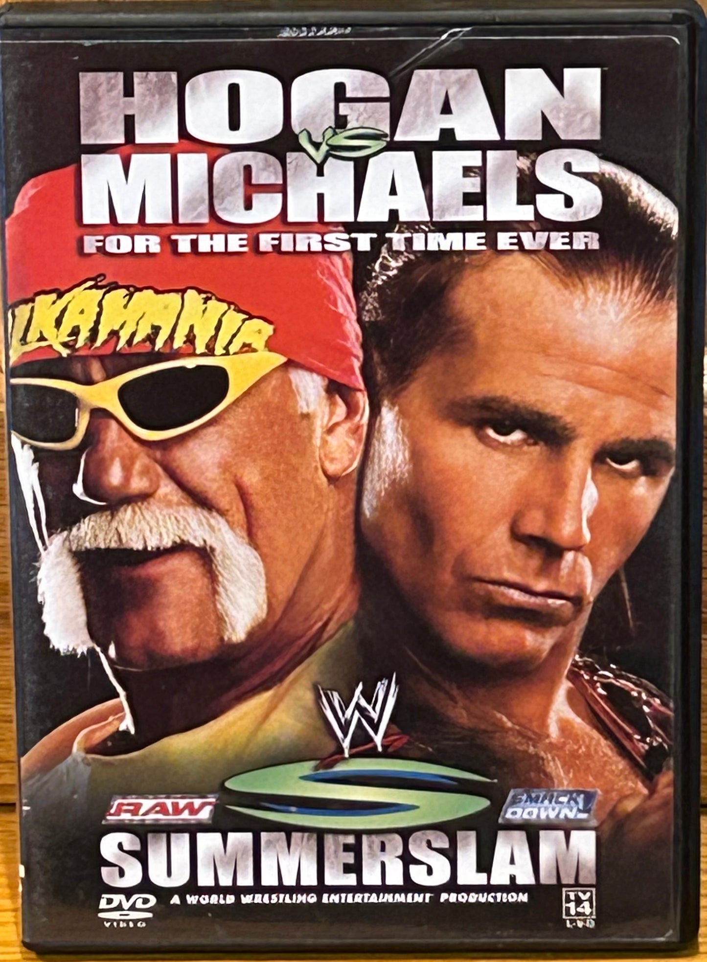 WWE Summer Slam 2005 DVD (Hulk Hogan vs HBK 1st Time Ever Match)