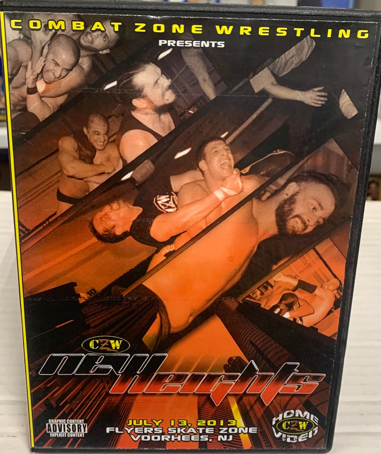 CZW DVD “New Heights” 7/13/2013 (Masada, Dickenson, QR Fox)