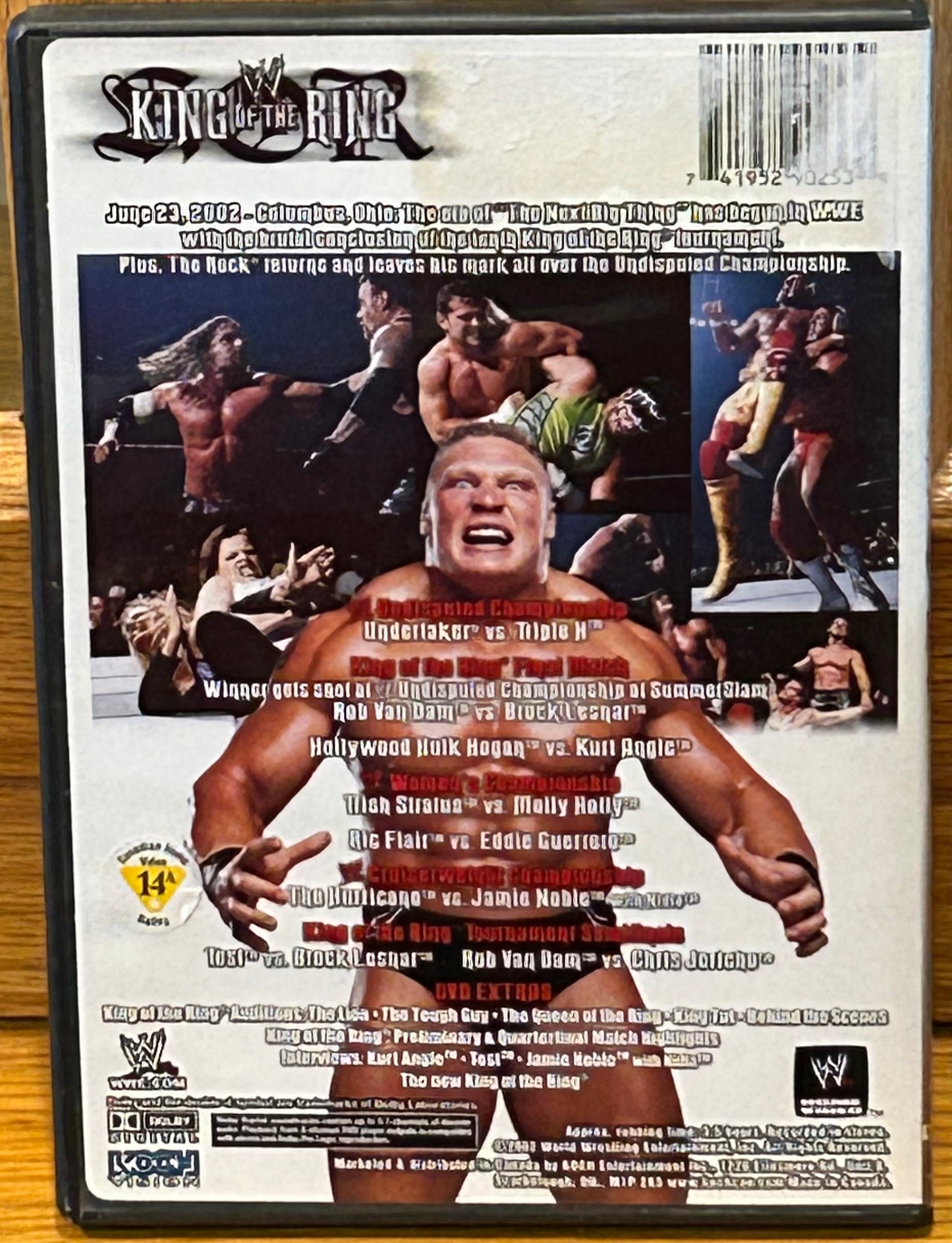 * WWE King of The Ring DVD (Triple H, The Rock, Undertaker & so much more)