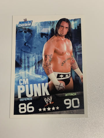 CM Punk 2009 WWE Topps Slam Attax Evolution Card!!!