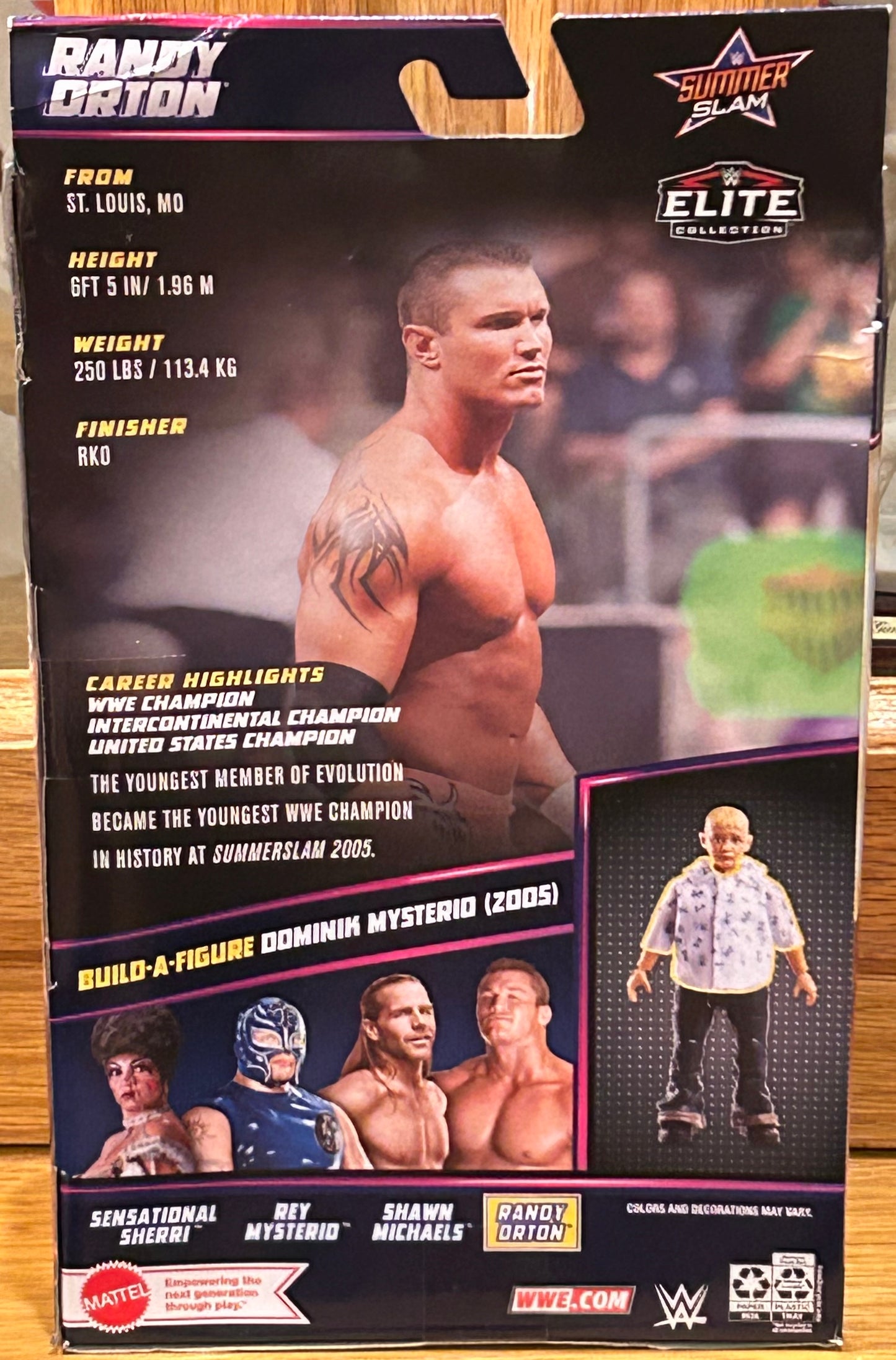 * Randy Orton WWE Mattel Summer Slam Elite Action Figure (BAF Dominik Mysterio)