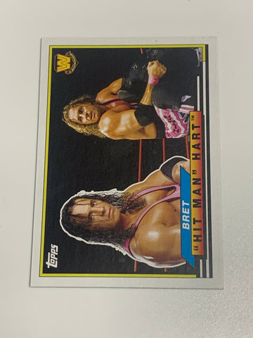 Bret “The Hitman” Hart 2018 WWE Topps Heritage Card!!!