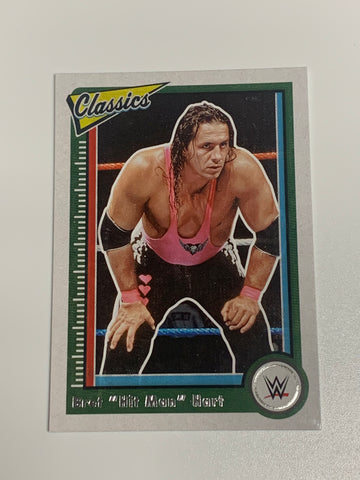 Bret “The Hitman” Hart 2023 WWE Panini Chronicles Classics Card!!!