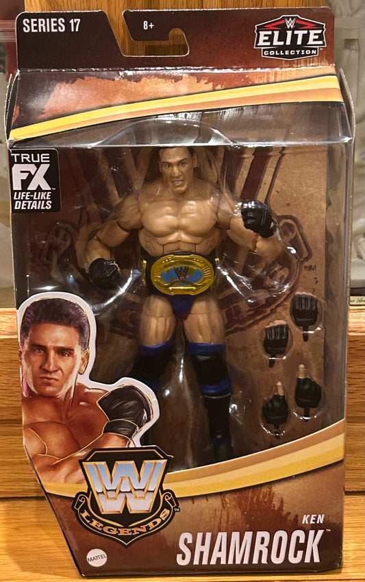 * Ken Shamrock WWE Mattel Legends Elite CHASE Action Figure (Sealed, Never Opened)