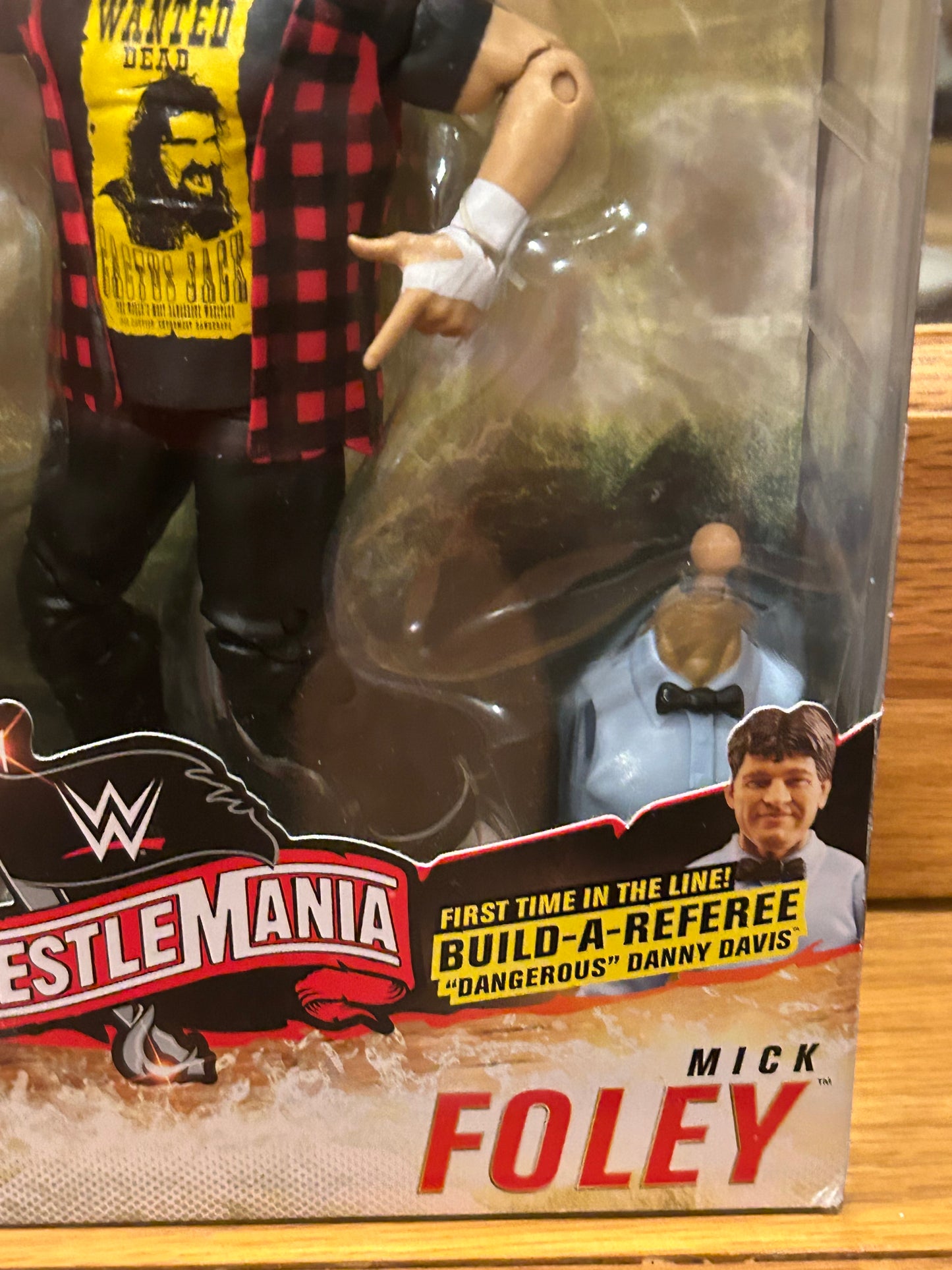 Mick Foley (Cactus Jack) WWE Mattel Wrestlemania Elite Action Figure (BAF Referee)