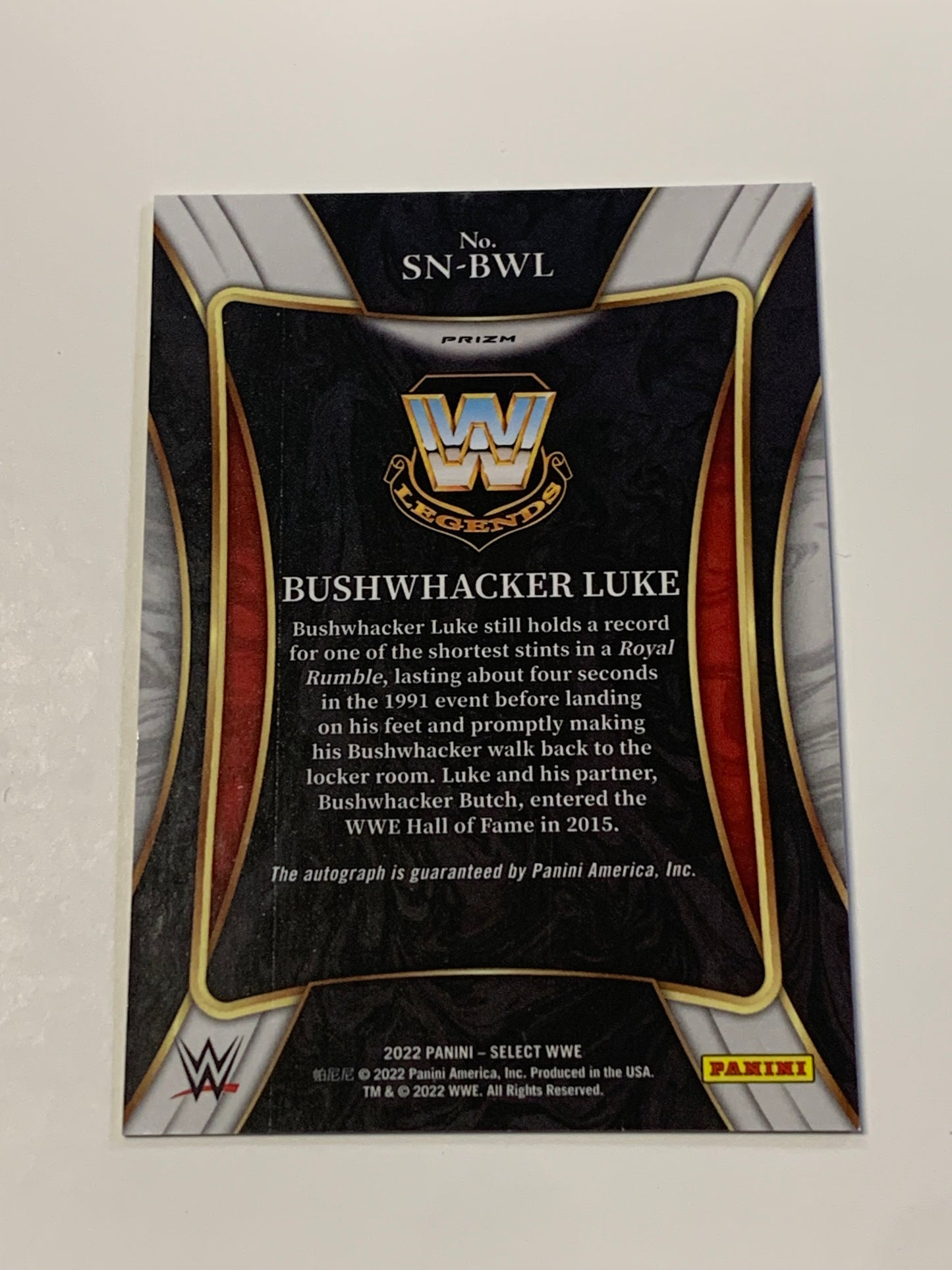 Bushwhacker Luke 2022 Select SIGNATURE SELECTIONS Auto Flash Prizm