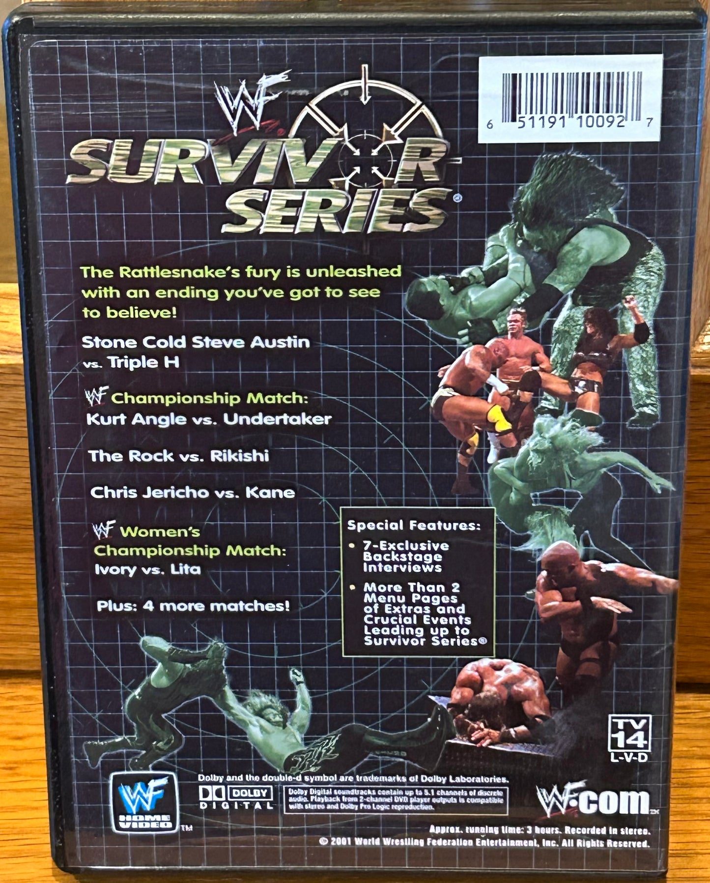 * WWE Survivor Series 2000 DVD (Very Rare, Hard To Find)