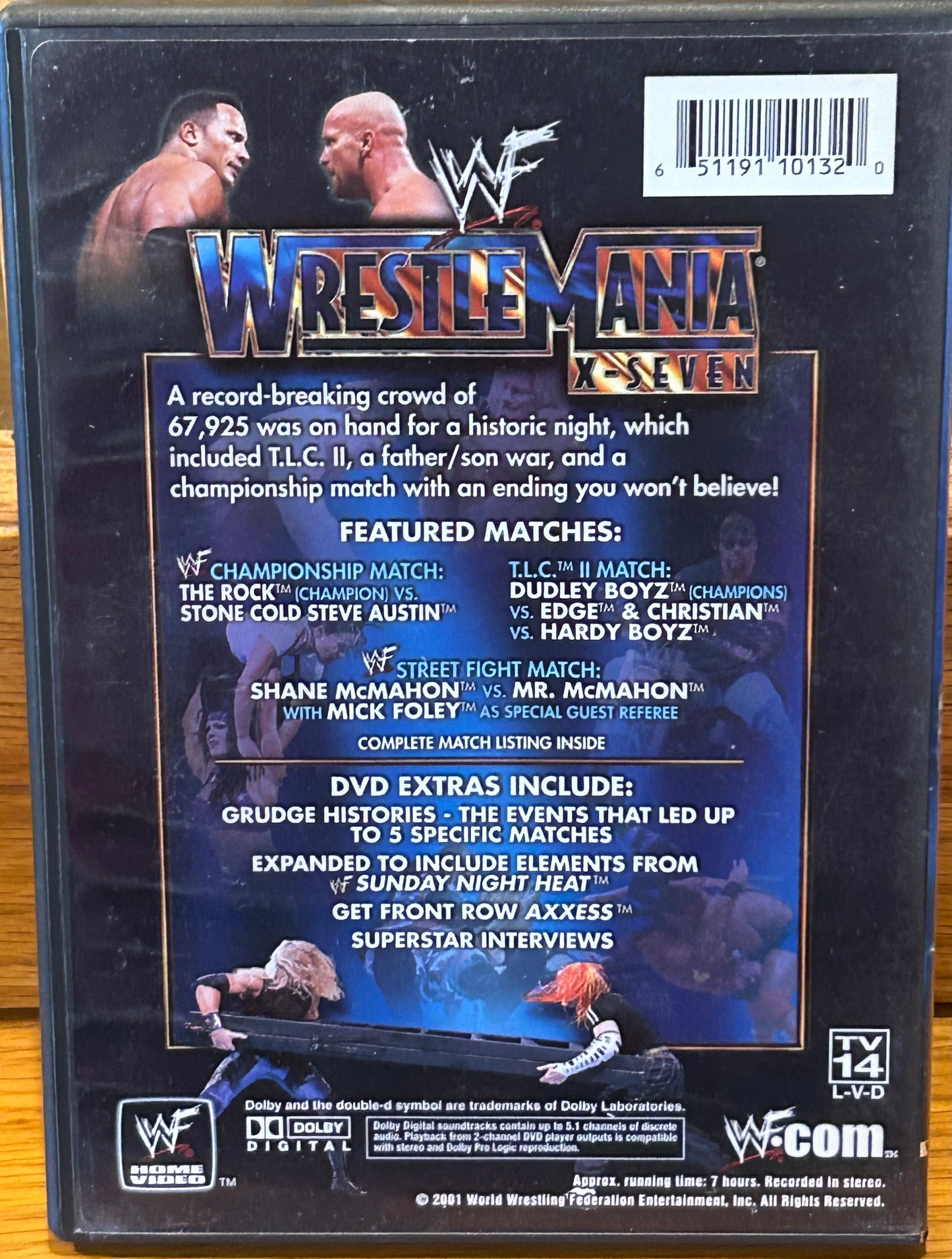 * WWE Wrestlemania 17 DVD (2-Disc Set) Very Hard To Find
