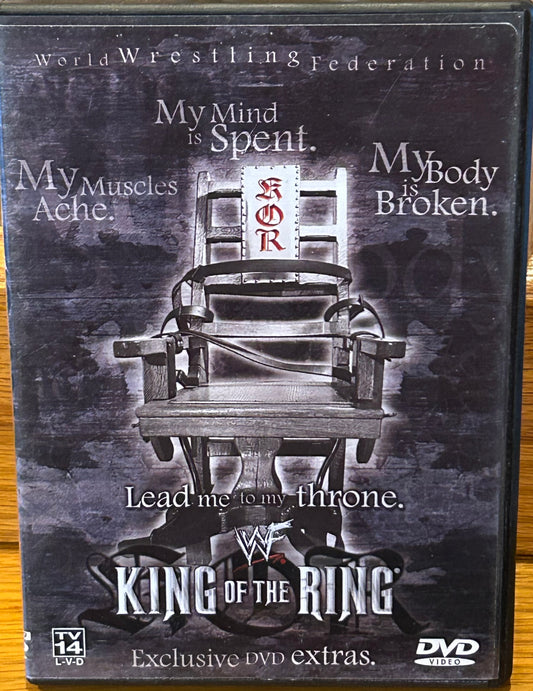 * WWE King of the Ring 2001 DVD (Austin, Jericho, Benoit & so much more)