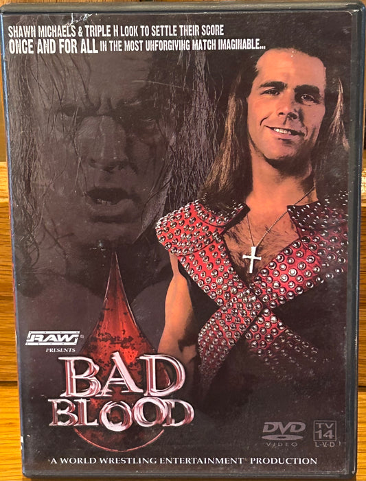 * WWE Bad Blood 2004 DVD (Benoit, Kane, HBK, Triple H & so much more)