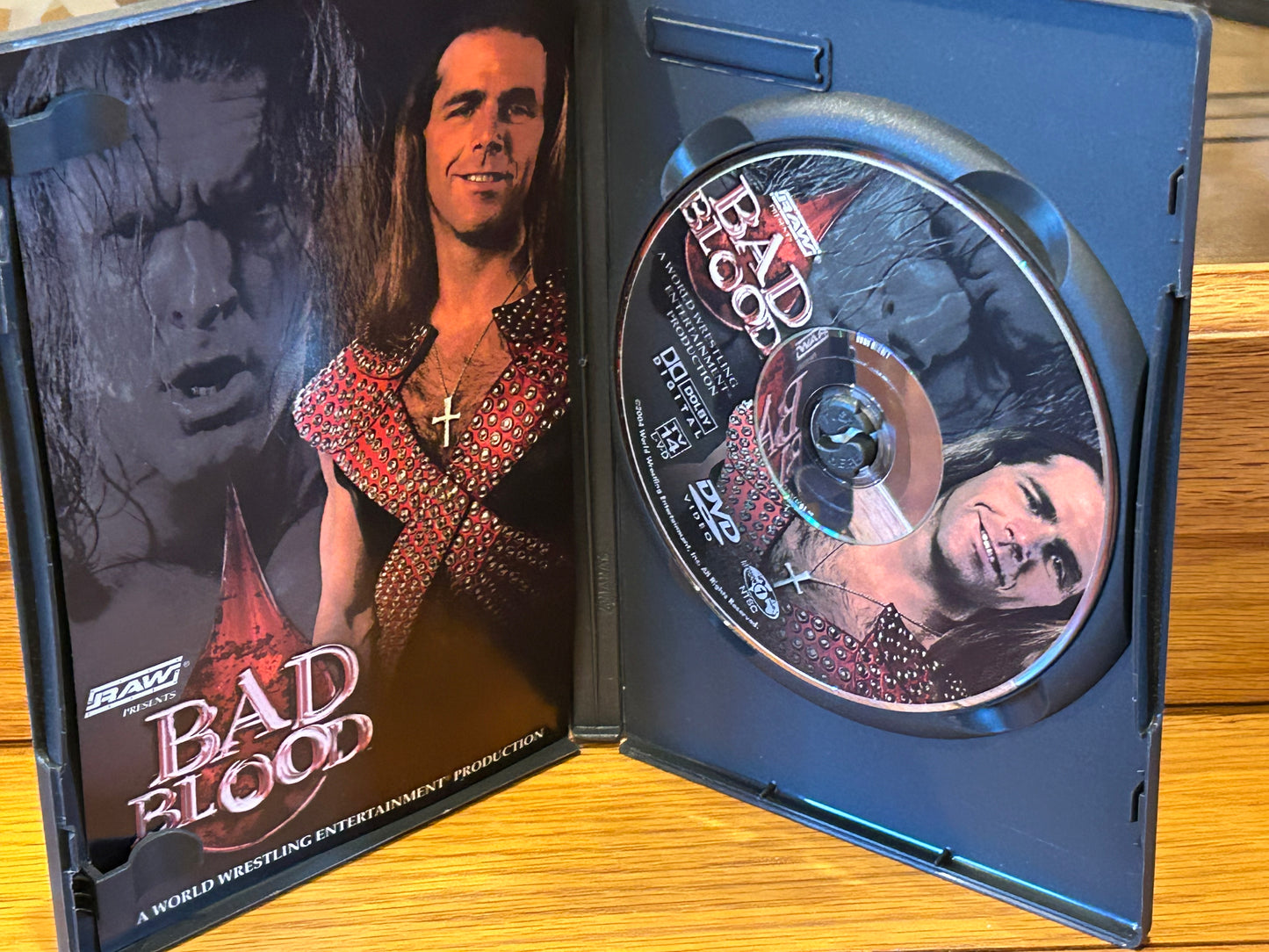 * WWE Bad Blood 2004 DVD (Benoit, Kane, HBK, Triple H & so much more)
