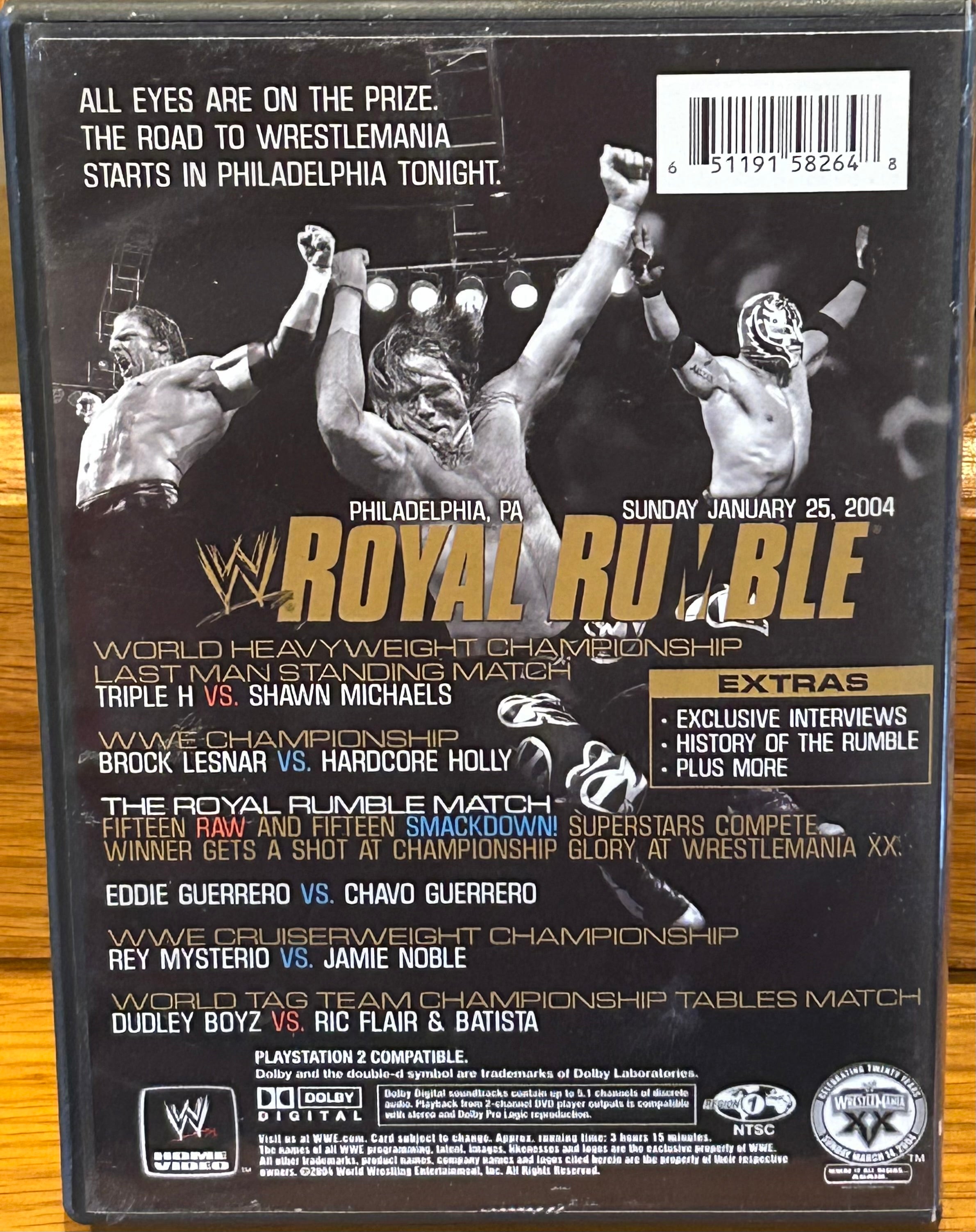 WWE Royal Rumble 2004 DVD (John Cena, Brock Lesnar, Triple H