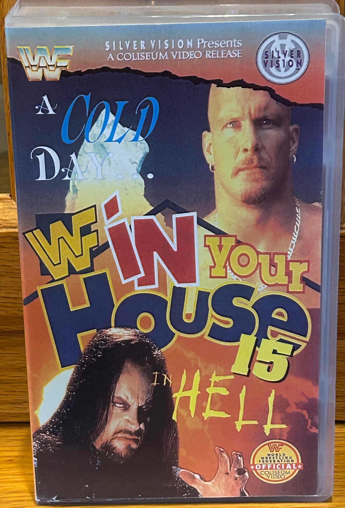 * WWF WWE In Your House 15 Official VHS (Austin, Undertaker, Vader, Mankind & so luch more )