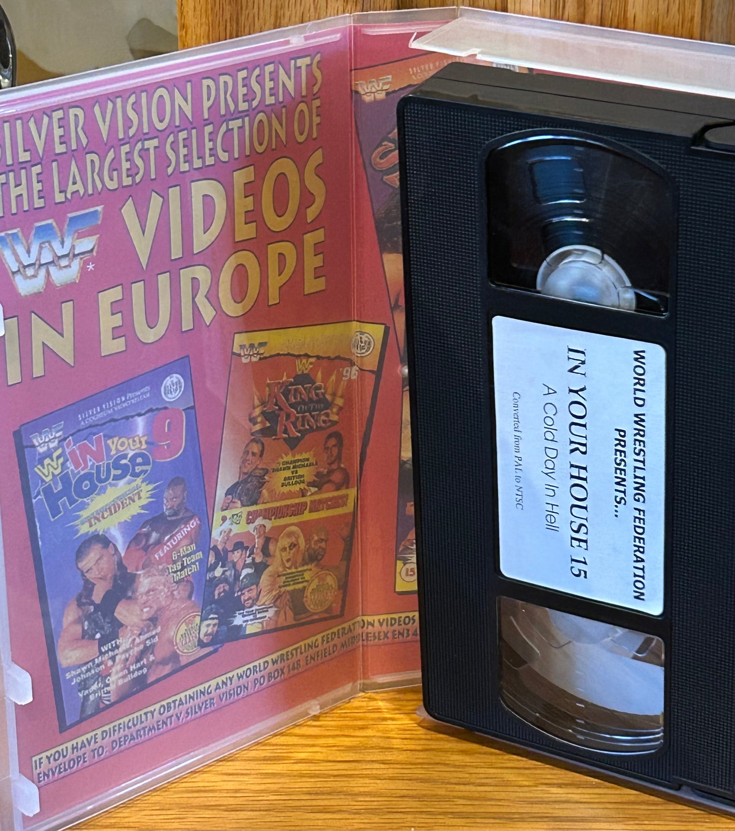 * WWF WWE In Your House 15 Official VHS (Austin, Undertaker, Vader, Mankind & so luch more )