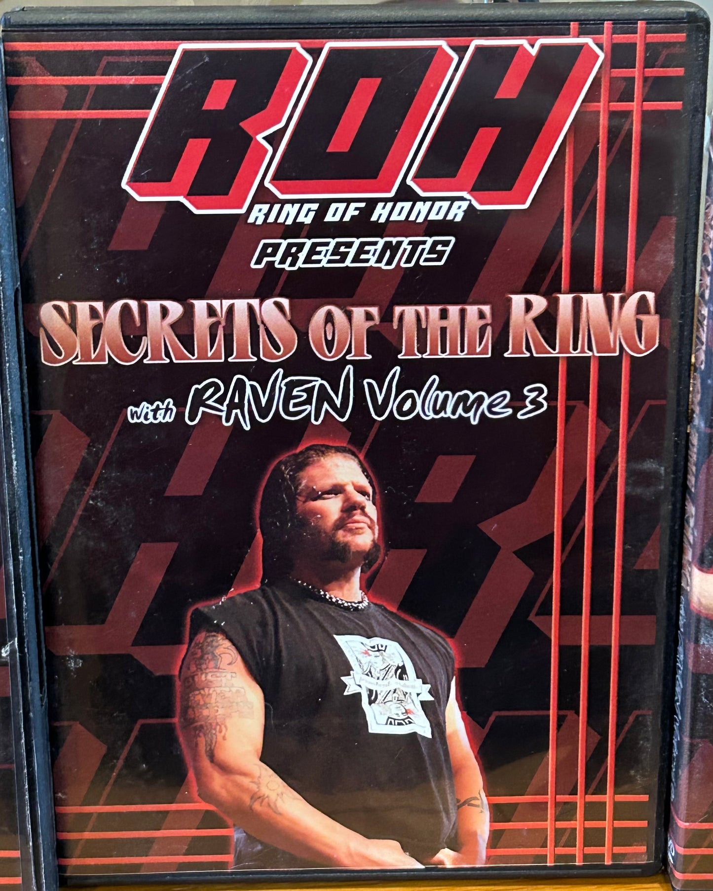 * ROH Presents “Secret of The Ring” with Raven Volume 1-5 DVD’s (Complete Set)