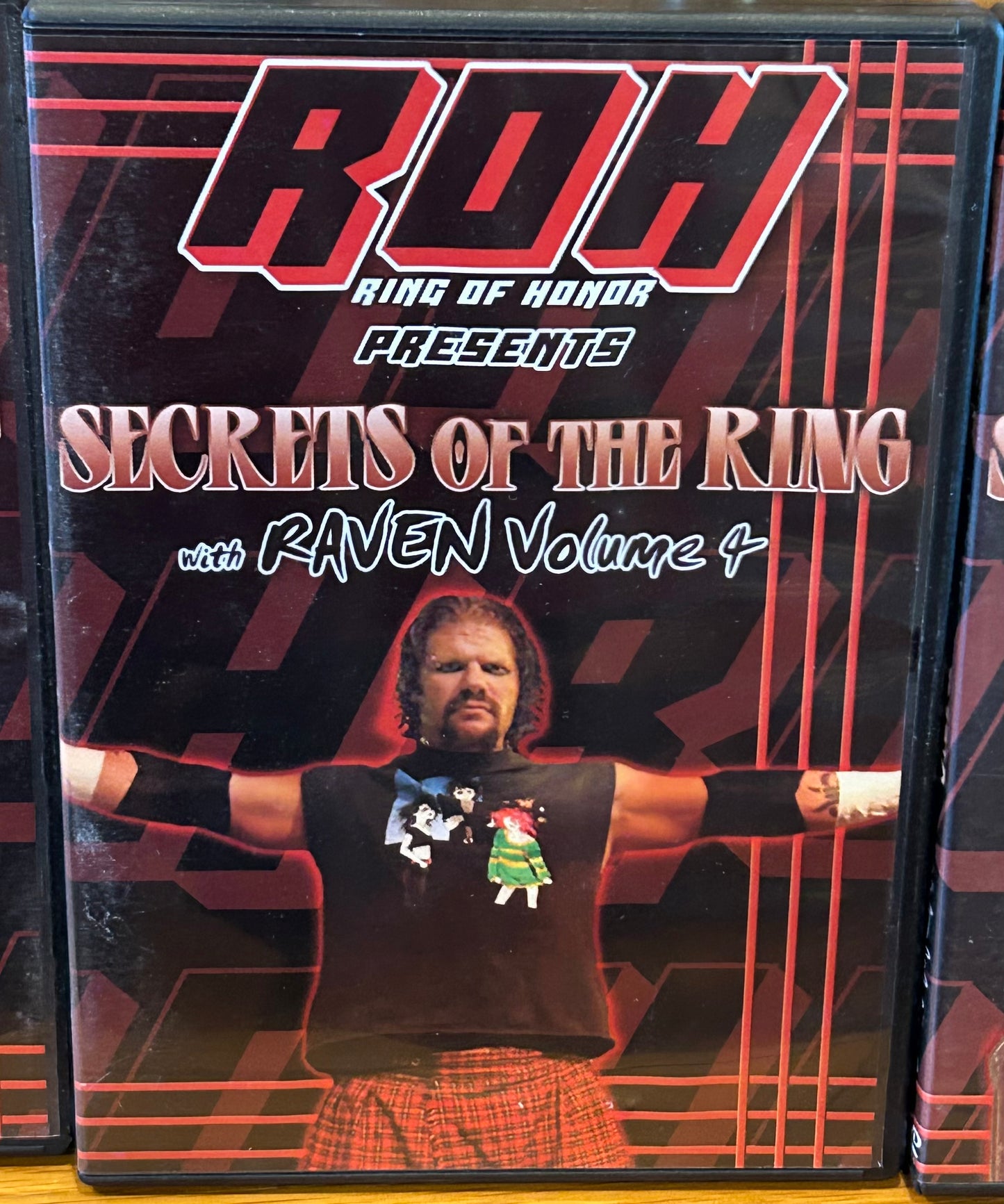 * ROH Presents “Secret of The Ring” with Raven Volume 1-5 DVD’s (Complete Set)