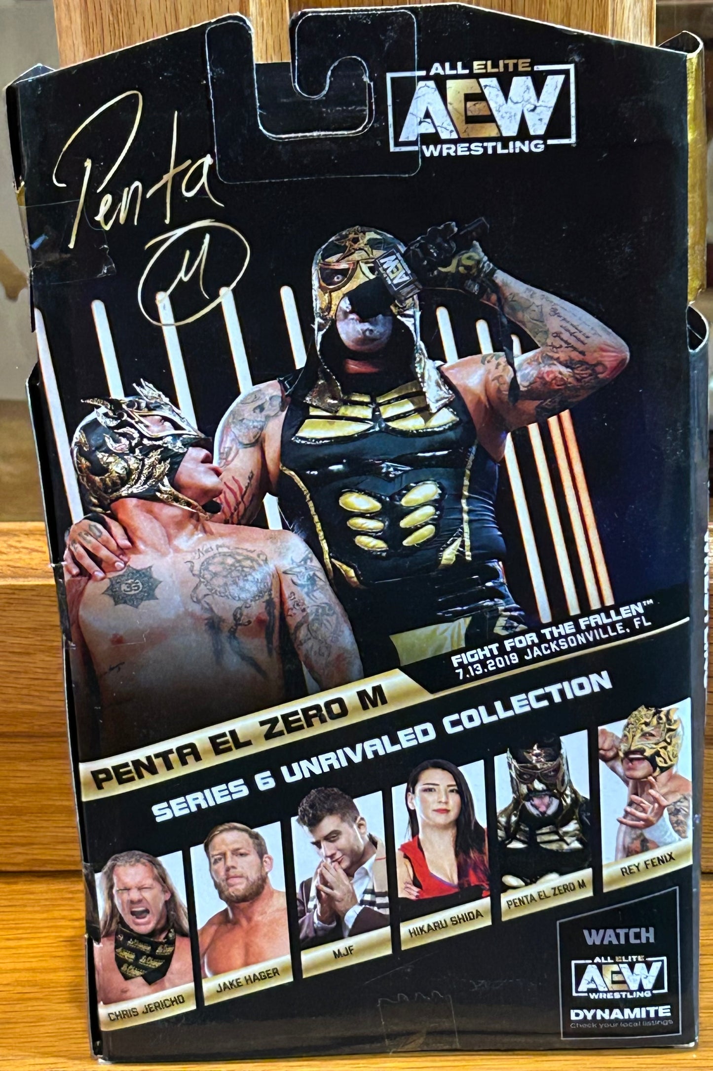 * PENTA El Zero M (Pentagon) WWE AEW Unrivaled Series 6 (Gold & Black) Action Figure (Super Popular)