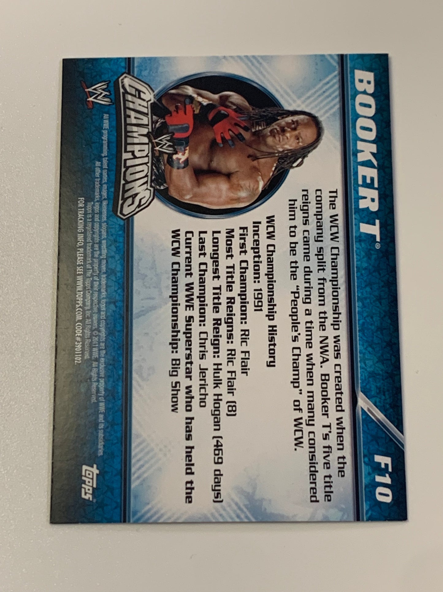 Booker T 2011 WWE Topps Champions