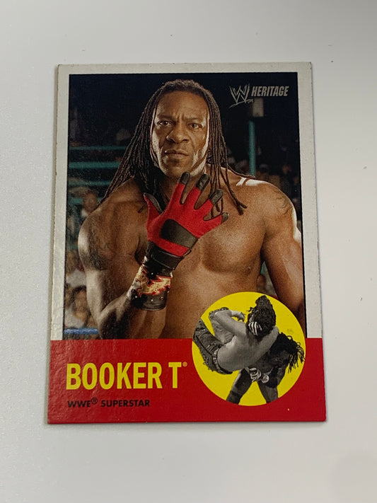 Booker T 2006 WWE Topps Heritage Card