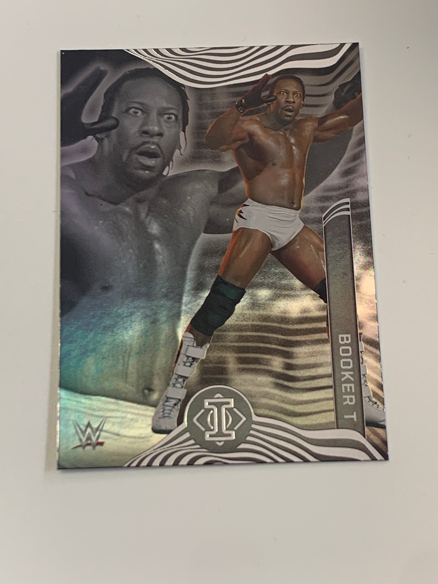Booker T 2022 WWE Panini Chronicles Illusions Card