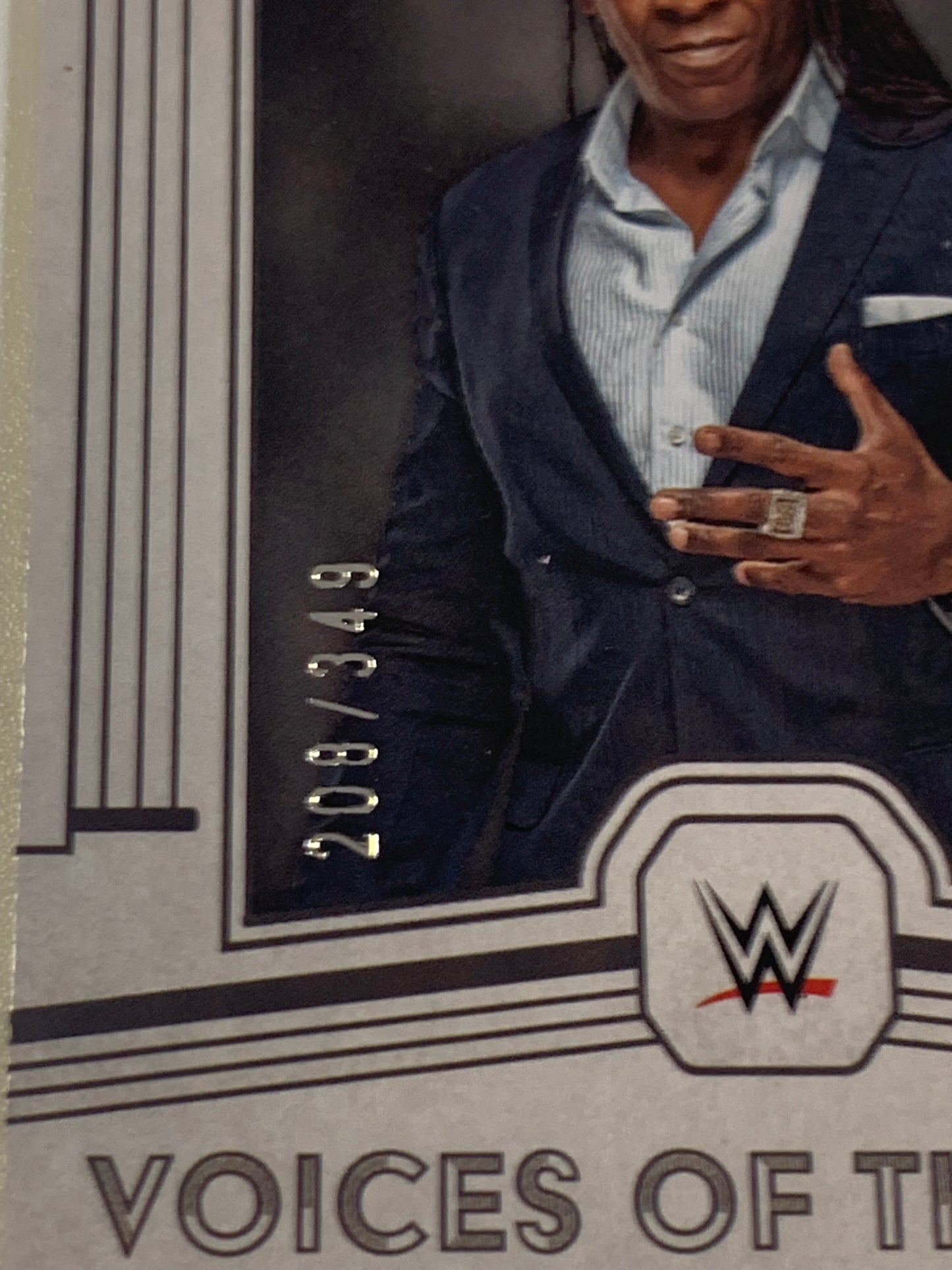 Booker T 2023 WWE Panini Chronicles Donruss Purple Parallel #208/349