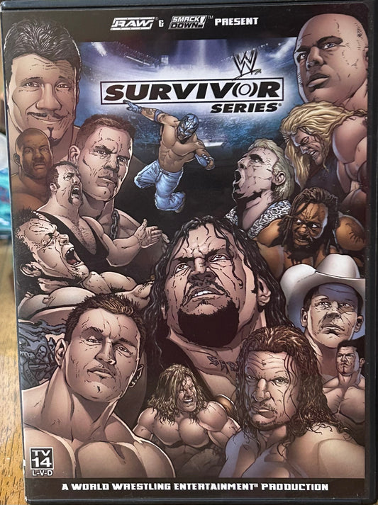 * WWE Survivor Series 2004 DVD (Orton, Benoit, Booker T & so much more)