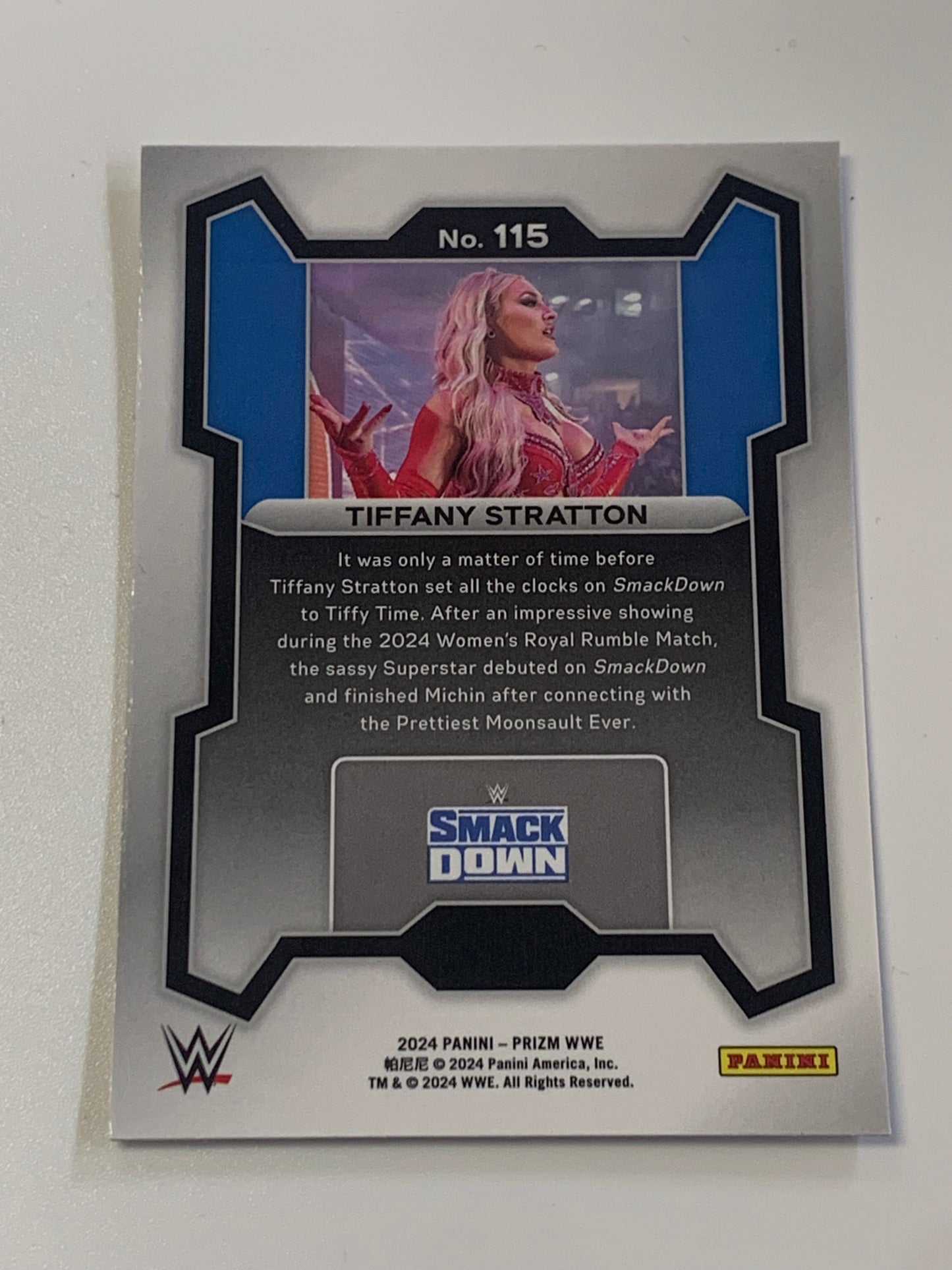 Tiffany Stratton 2024 WWE Panini Prizm Card!!!