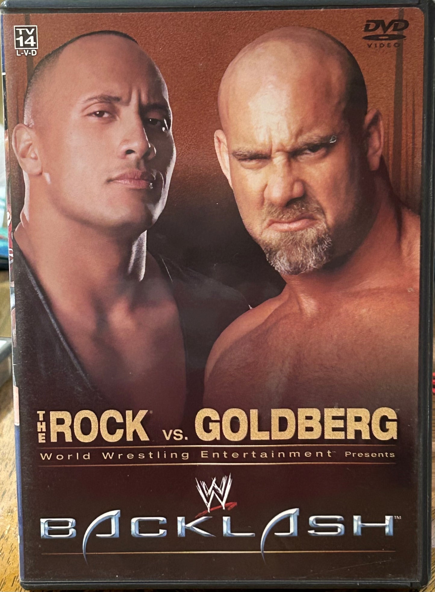 * WWE Backlash 2003 DVD (The Rock, Goldberg, Brock, Dudley Boyz & so much more)